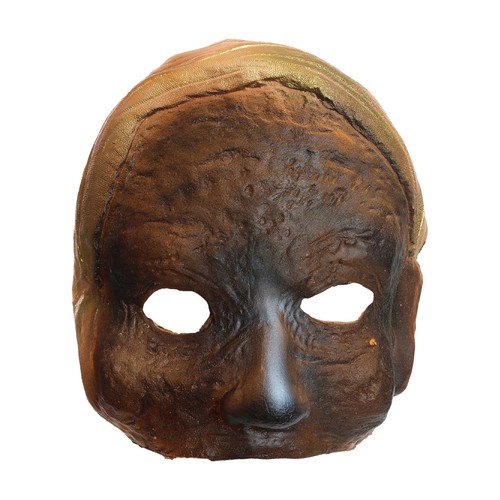 Egyptian mummy mask half - half, face