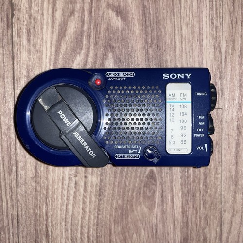 Rare sony icf b200 hand - icf-b200, crank