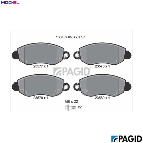 Brake pad set disc - brake,