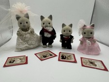 Vintage Sylvanian Families – Solitaire Cat Woodland Wedding Set