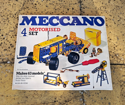 1978 meccano motorised set - set, 4
