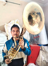 SOUSAPHONE 22" BELL TUBA GOLD