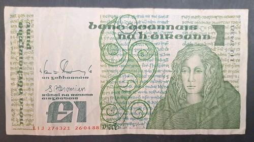 1988 ireland punt p70d - ireland,