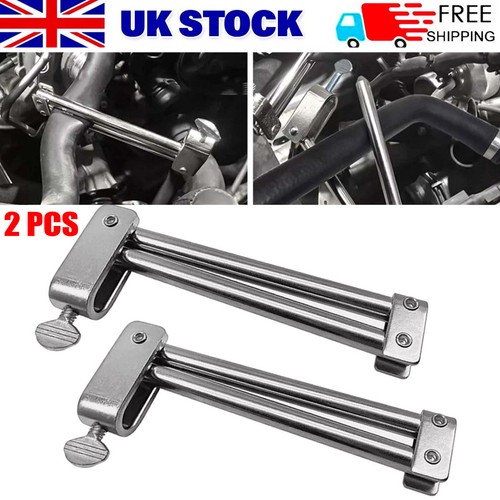 Brake flexi pipe clamp - 2x,