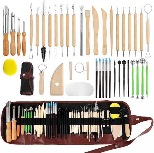 42pcs pottery tools kit - pottery,