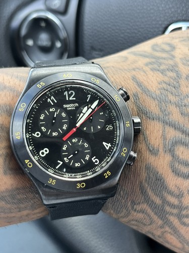 Swiss swatch core - swatch, black