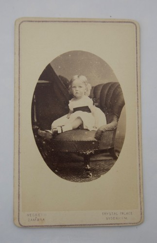 Cdv seated victorian - a,