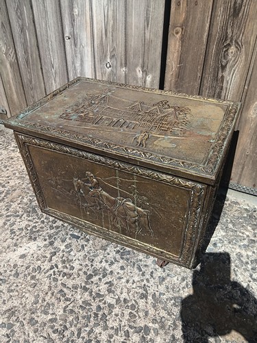 Vintage wooden brass - vintage,