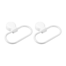 2 Pack Wall Mounted Oval Towel