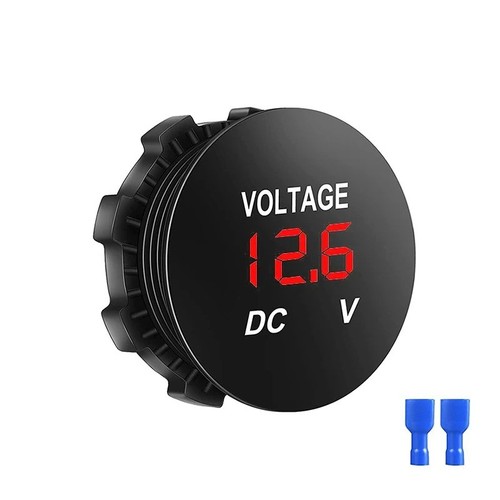 12v 24v led digital voltmeter - digital,