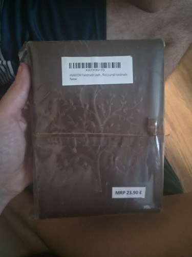Handmade leather journal - handmade,