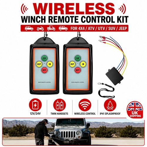 Wireless winch receiver kit - winch,