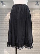 Sissy Vintage Sexy Black Silky