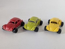 1970 Vintage Tonka VW Beetle Bug Blaster Set Of 3 Red Green Yellow Made In USA 