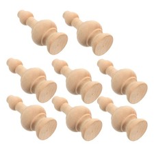 8 Pcs Unfinished Wooden