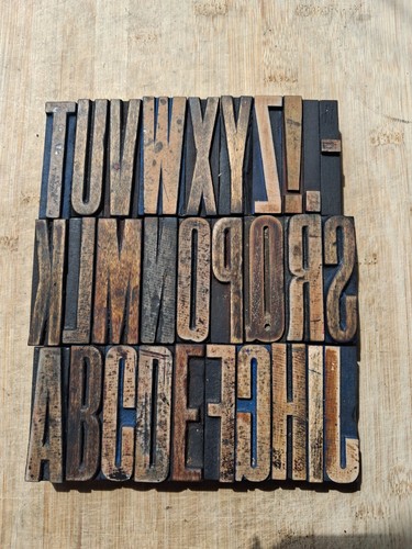 Wooden letterpress printers - letterpress,