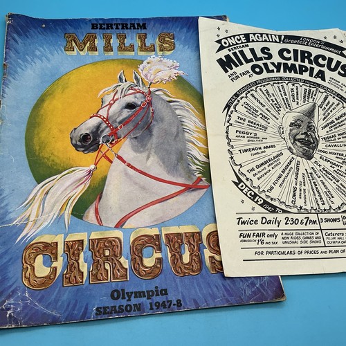 Bertram mills circus program - bertram,