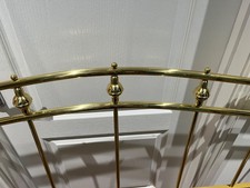 Headboard brass effect gold metal super king size, UVGC