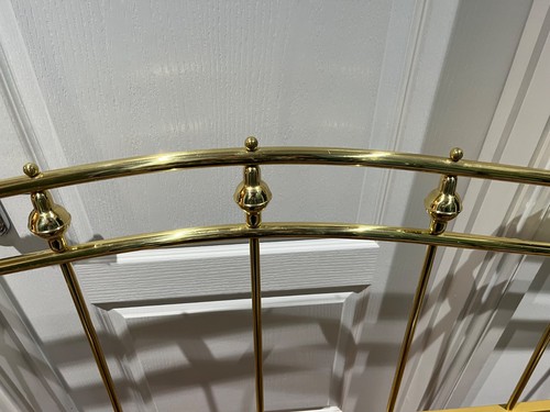Headboard brass effect gold