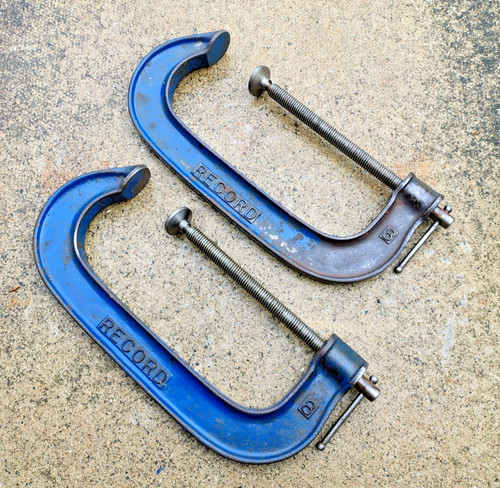 Record clamps x 2 genuine - clamps,