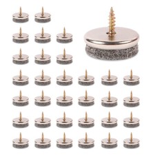 Screw in felt pads chair leg