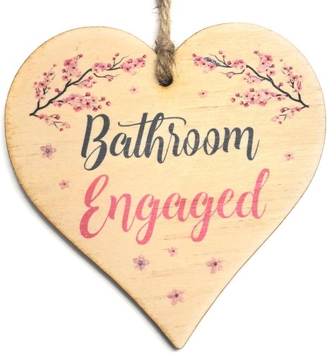 Engaged vacant bathroom door - bathroom,