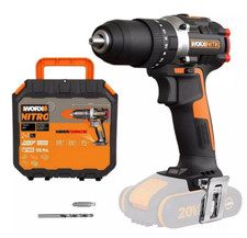 WORX WX355.1 18V 55Nm Brushless Compact Combi Hammer Drill Body Only With Case