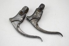 CLB ALP VINTAGE BICYCLE ALLOY BRAKE LEVER SET, C.1950s - TWIN CABLE TANDEM LEVER