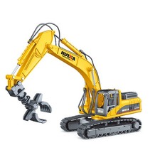 Huina 1:50 Diecast Timber Grab Truck Tipper Lorry Static Display Model