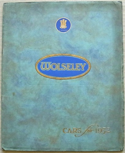 Wolseley cars sales brochure - sales,