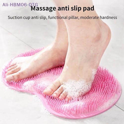 Shower foot mat scrubber - foot,