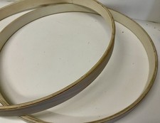 One Pair  Of  20” Inch Birch Wood Bass Drum Hoops