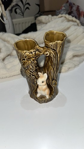 Sylvac 4243 woodland twin vase - sylvac,