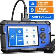 🔥2025 TOPDON AD600S OBD2 Scanner Engine ABS SRS SAS AT TPMS EPB Diagnostic Tool