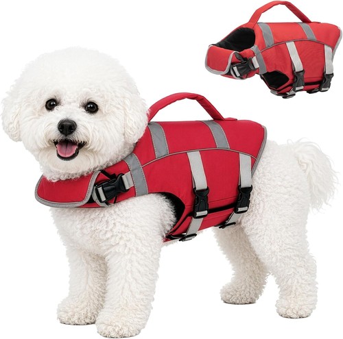 Dog life jacket swim vest - jacket,,