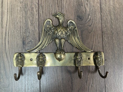 Vintage solid brass - solid, eagle