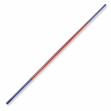 Martial Arts Graphite Bo Staff Red/Blue 2 Sectional Toothpick 72" 6ft Piece