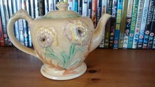 Vintage 1930s Arthur Wood Carnation floral Teapot Collectable