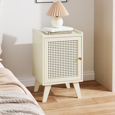 Creamy White Bedside Table