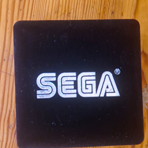 Sega embossed silver metal - sega,