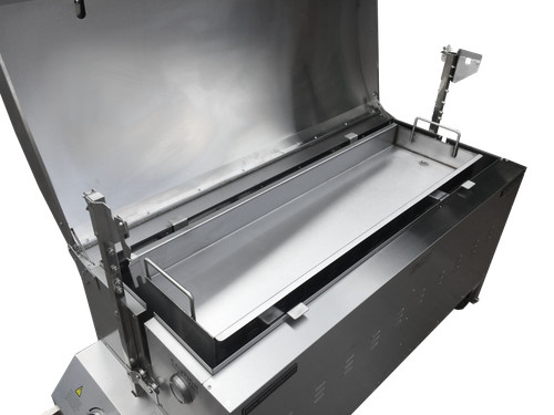 Hog roast oven with large - large, tray