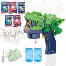 Bubble Gun DIY Assembly Bubble Blower Toy 5 Refill Solutions Screwdriver Play