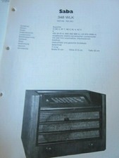 Wiring Diagram Radio Saba 348