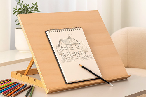 Adjustable wooden artist - wooden,