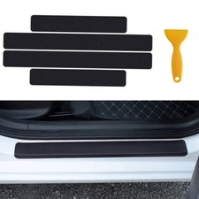 4x Carbon Fiber Car Door Plate