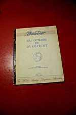 Vintage map exercise book "Map