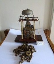 OVERHAULED DUTCH SCHIPPERTJE CLOCKWORK SIDE PENDULUM