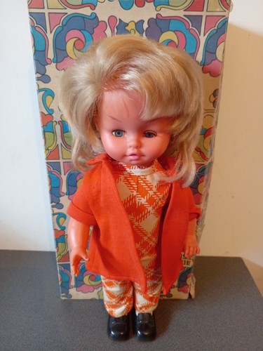 Vintage walking doll - doll, 43