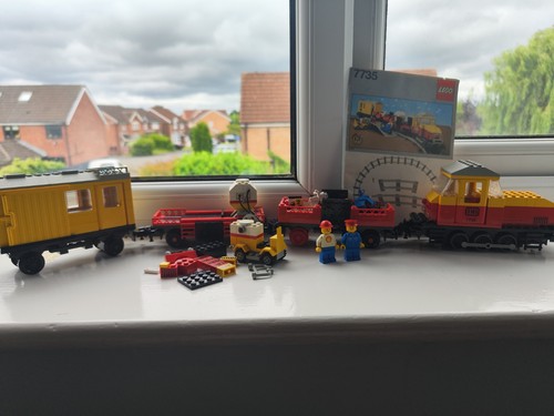 Vintage lego 12v 7735 freight - 12v,