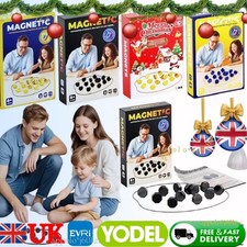 Magnetic Travel Chess Game – Portable Family Strategy Board Set with Stones UK